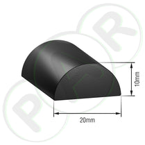 Pr1230 Half Round Bumper Rubber