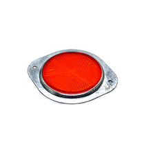 Reflector - Amber - 76mm Round Metal Flange