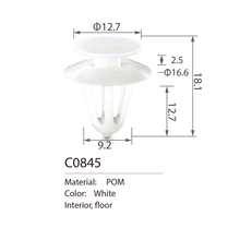 C0845 Door Trim Panel Clip