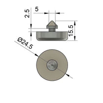 Fg0264 Filler Grommet 6 mm Hole Size