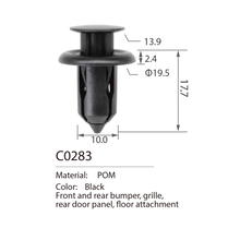 C0283 Mazda, Toyota And Land Cruiser Push Type Retainer