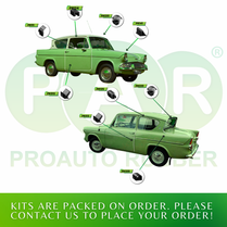 Rubber Kit For Ford Anglia Pop Out Back 1/4 Window 60-67