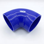 102mm Blue Silicone Hose Elbow 90 Degree