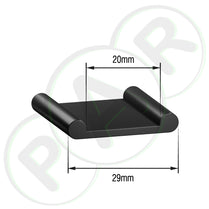 Pr150 20mm Rubber Strip