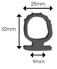 PR3344 Garage Door Seal