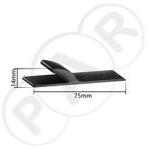Ba Splash Strip 75mm Black