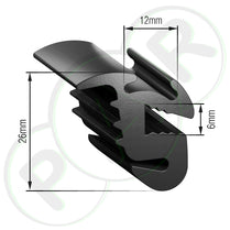 Pr554 Ford Escort Mk1/Mk2 W/S Rubber