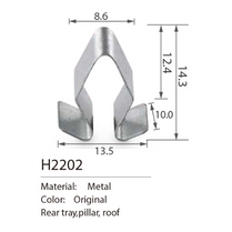 H2202 Metal Trim Panel Spring Clip