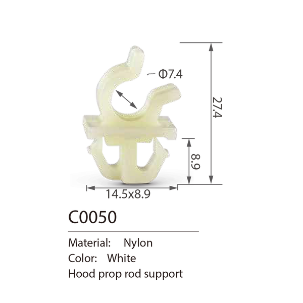 C0050 Rounting Clip – Pro Auto Rubber