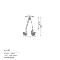 H2153 metal trim panel spring clip