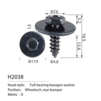 H2038  metal screw