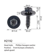 H2192  metal screw