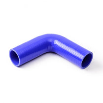 90 Degree Silicone Hose Reducer 76-51mm Blue