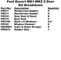 FORD ESCORT MK1&MK2 KIT 2 Door