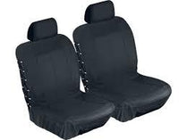 Safari 4pce Front Seat Cover Set - Black